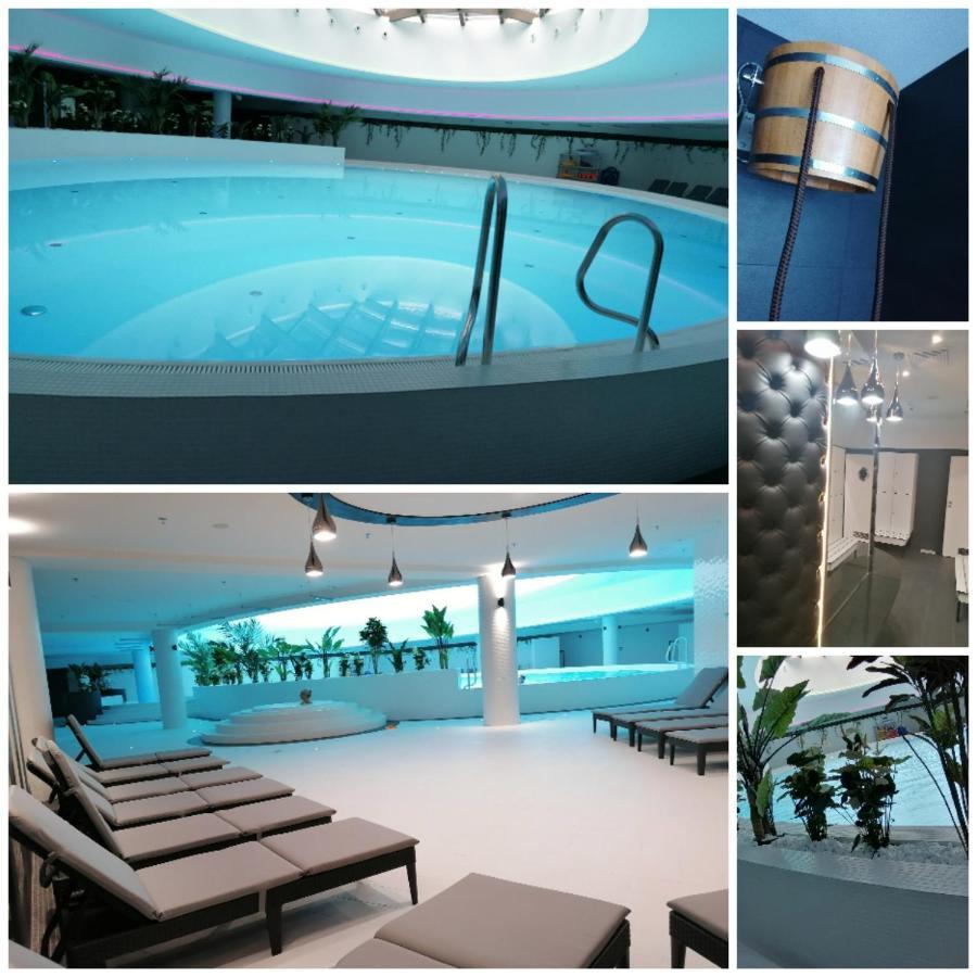 Szczecin Hanza Tower Apartment-Basen Ngoại thất bức ảnh