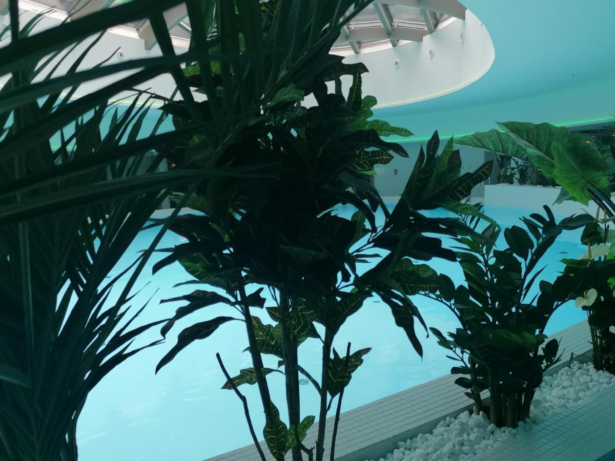 Szczecin Hanza Tower Apartment-Basen Ngoại thất bức ảnh