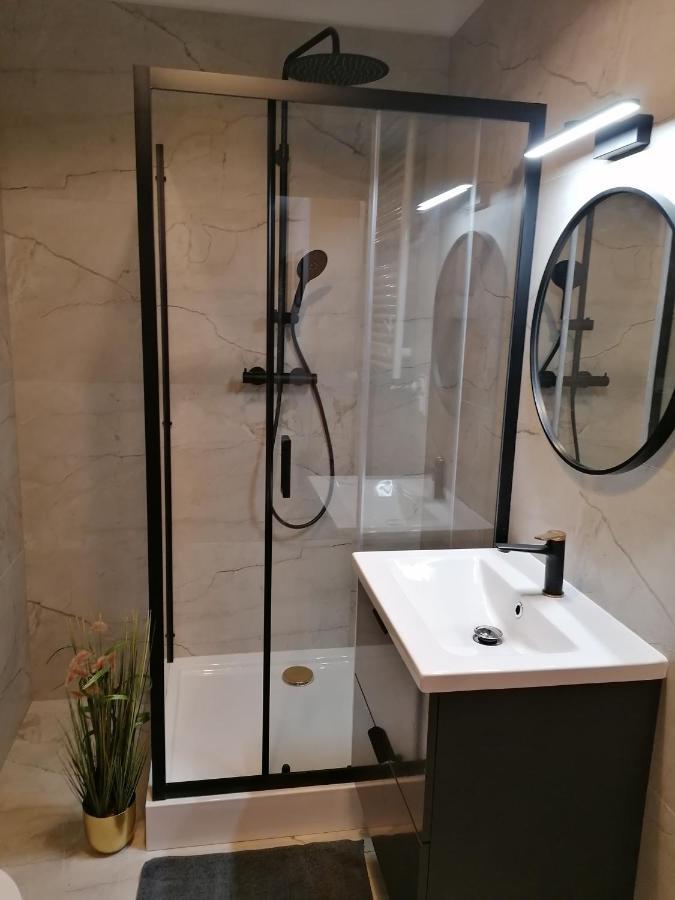 Szczecin Hanza Tower Apartment-Basen Ngoại thất bức ảnh