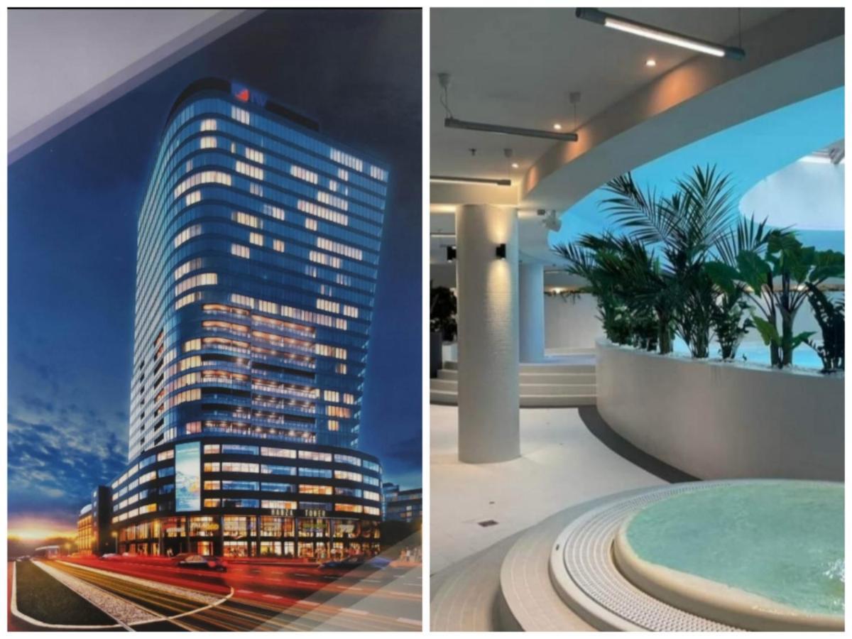 Szczecin Hanza Tower Apartment-Basen Ngoại thất bức ảnh
